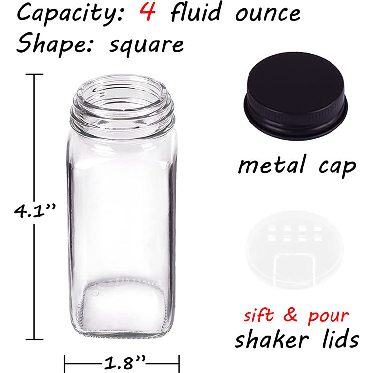 Mini mason spice jar online with dispenser lid 4oz